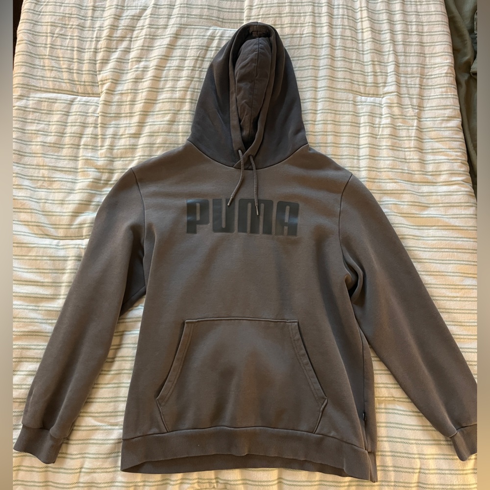 Large Grey Puma Hoodie